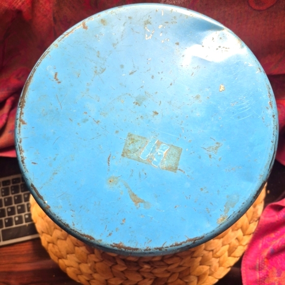 1940's Vinyage Metalum Brazilian Collectable Tin With Butterflies - Picture 4 of 9